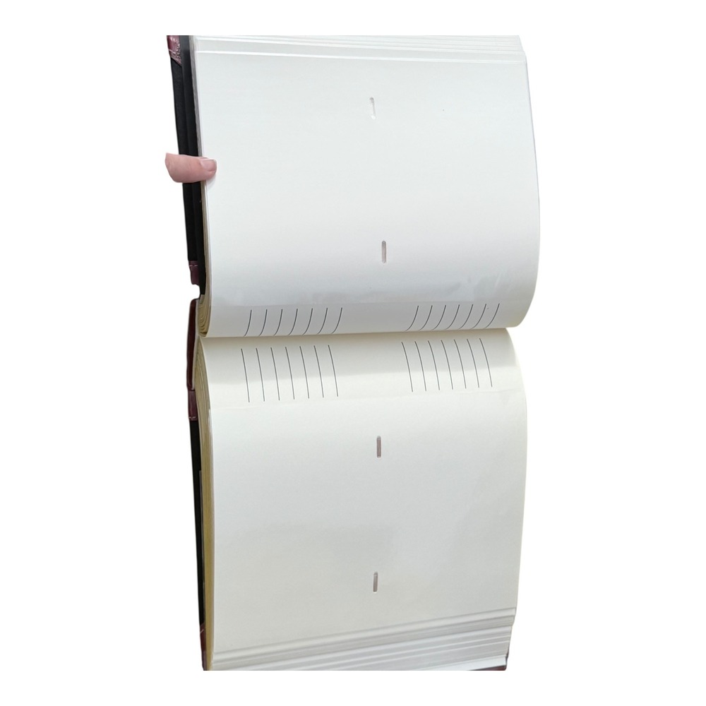 Photo Album Black Burgundy Faux Leather 300 Capacity 4x6 Acid Free - Picture 6 of 9